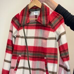 Red Plaid Women's Jacket